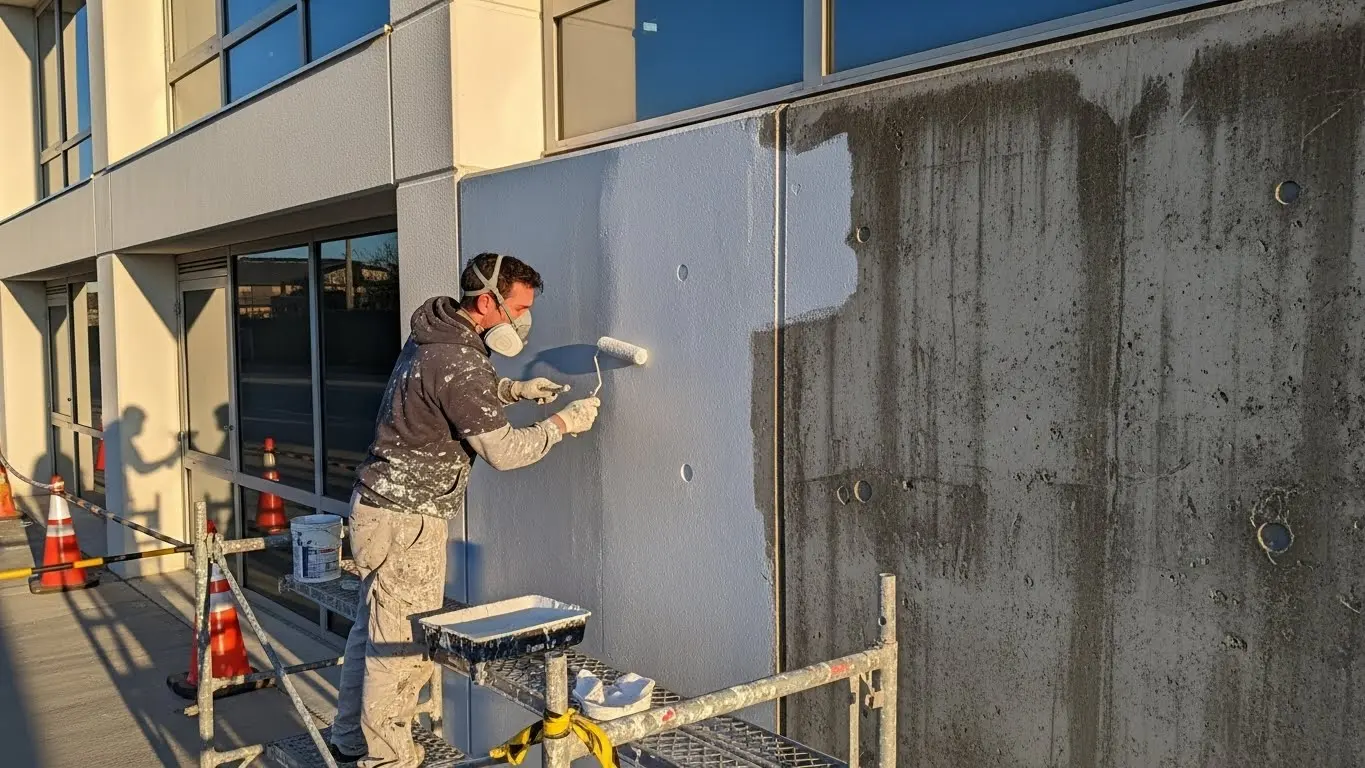 Exterior Concrete Painting