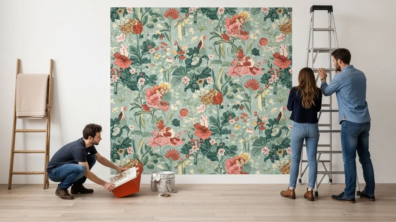 Themed Wallpaper Installation