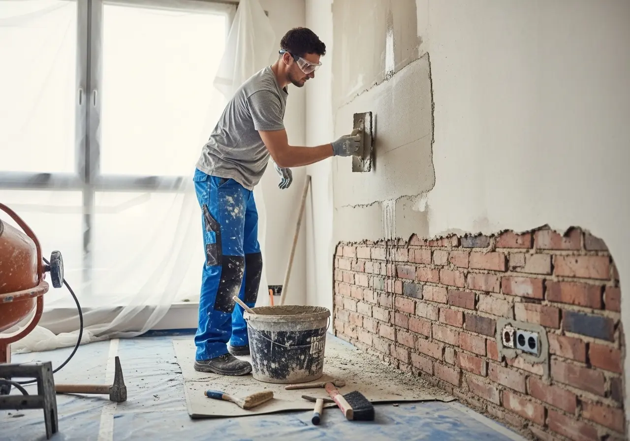 Plastering Lower Woodford